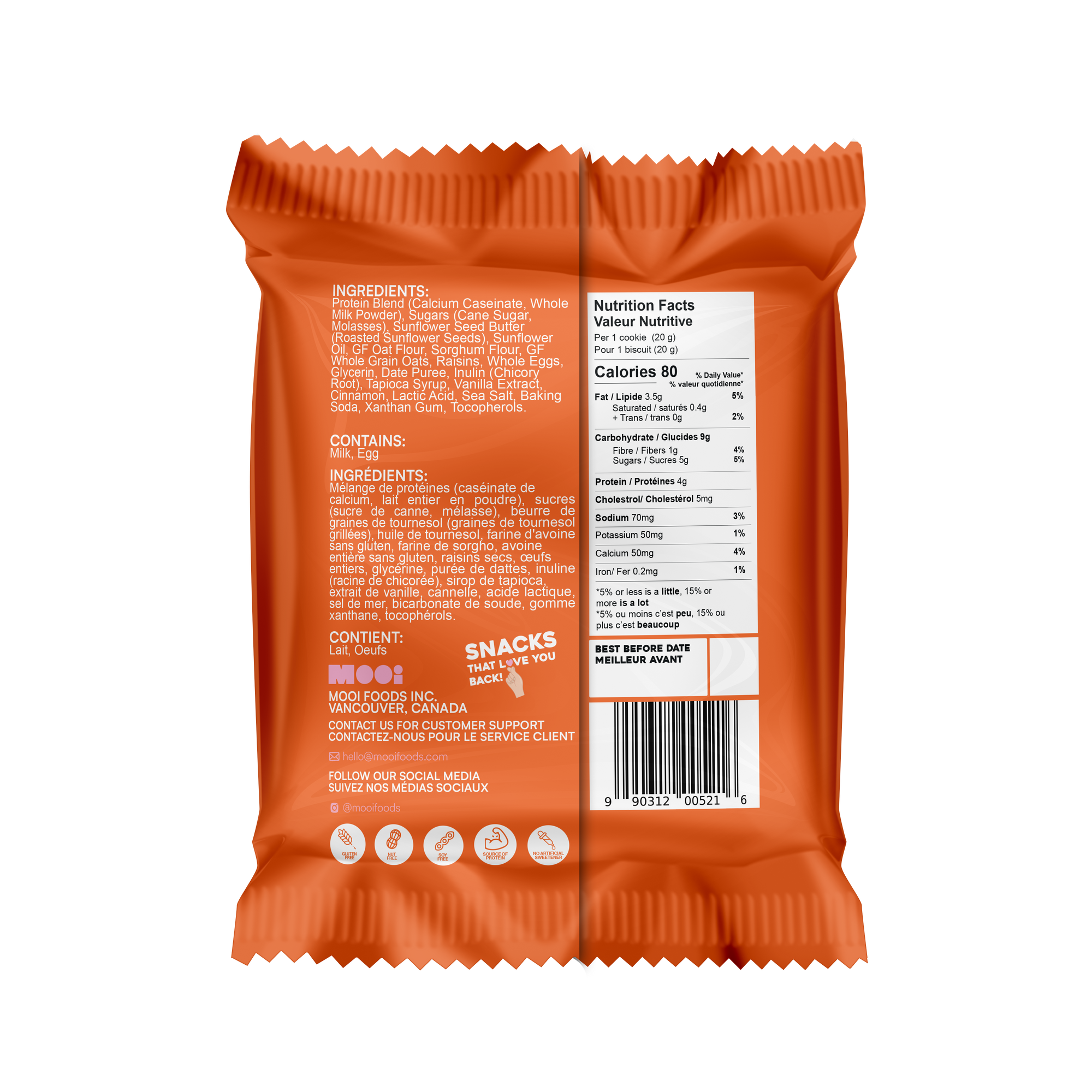 Oatmeal Raisin Mini Protein Cookies - 20 Gram