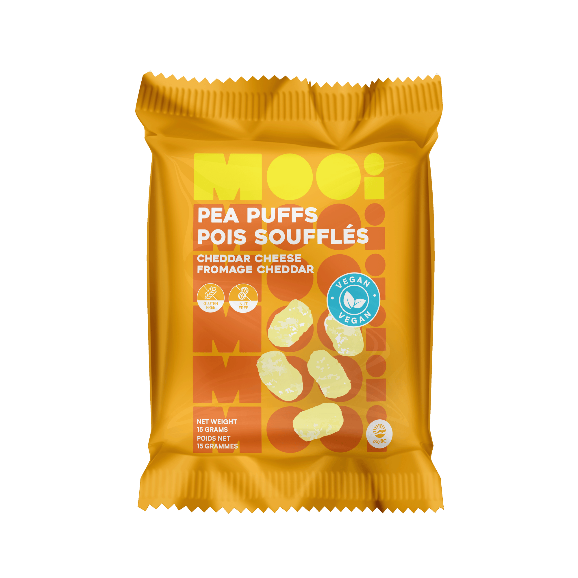 Cheddar Cheese Protein & Fibre Vegan Pea Puffs 15 G