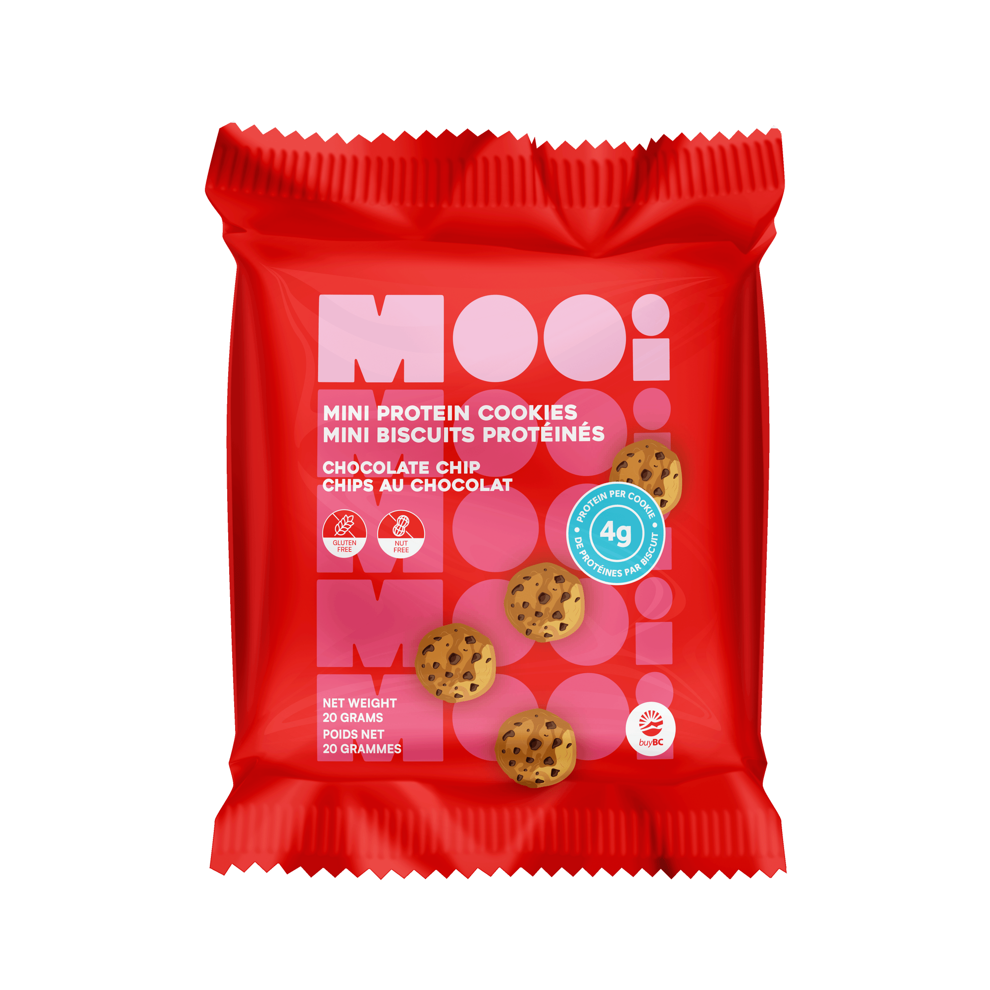 Chocolate Chip  Mini Protein Cookies - 20 Gram