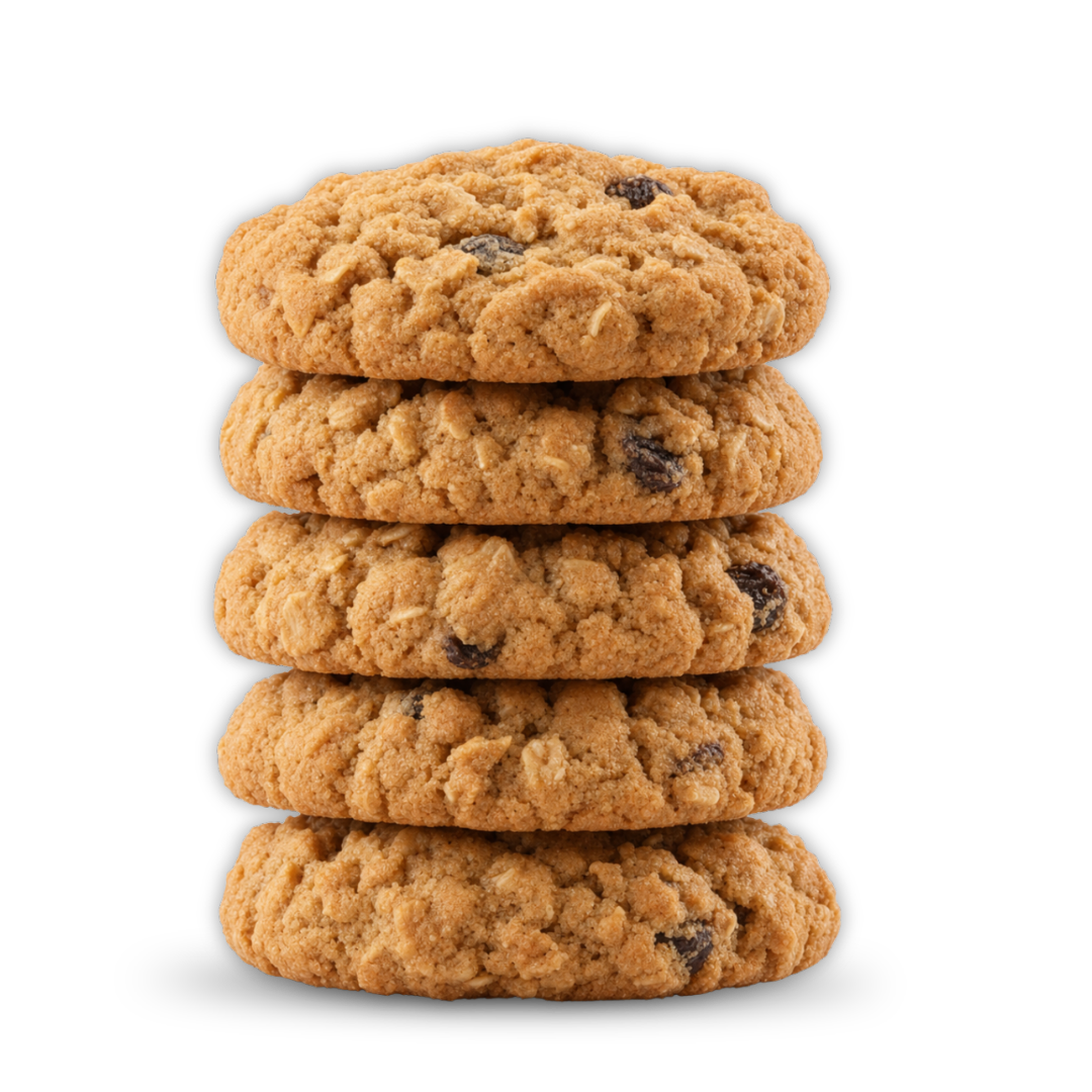 Oatmeal Raisin Protein Cookies